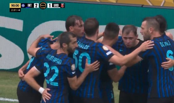 卡博尼第92分钟破门，国米2-1反超！