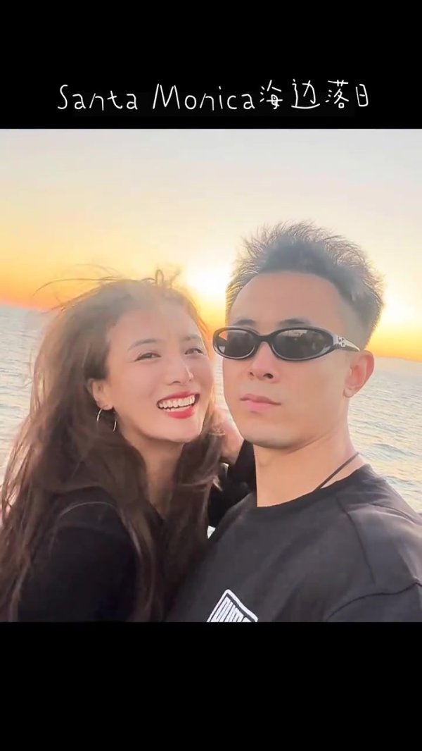 赵继伟妻子分享旅游Vlog：LA圣莫尼卡海滩、摩天轮、那么浪