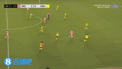 笑纳大礼！梅西补射破门连进两球锁定胜局，纳什维尔守门员抢救 