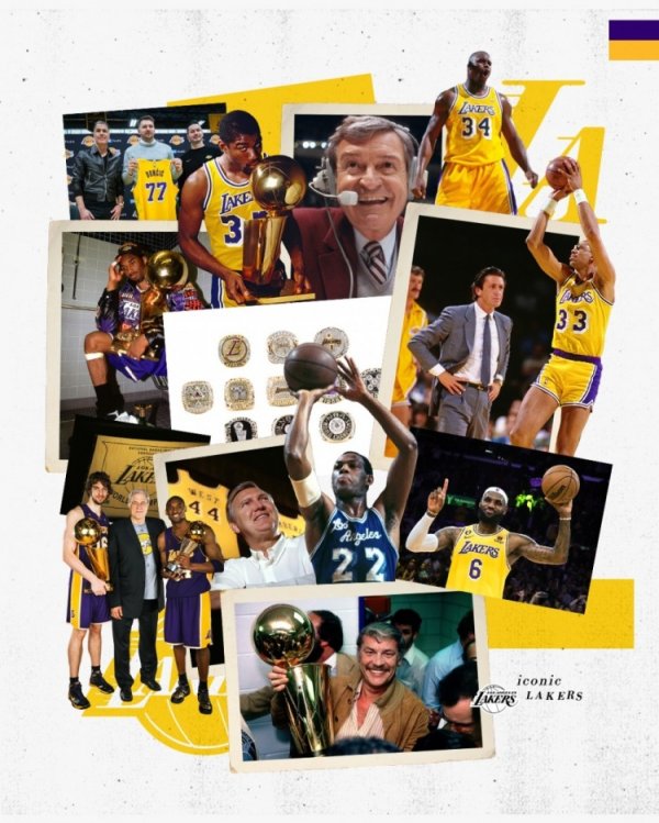 詹姆斯&东契奇在列！湖人官方晒队史标志人物：传奇不朽